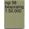 NGI 58 BEAURAING 1:50.000 door Algemeen