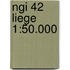 NGI 42 LIEGE 1:50.000