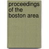 PROCEEDINGS OF THE BOSTON AREA door J.J. Cleary