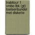 TRABITOUR 1 VMBO LBK (GT) TOETSENBUNDEL MET DISKETTE