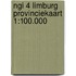 NGI 4 LIMBURG PROVINCIEKAART 1:100.000