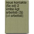 NEUE KONTAKTE (5E ED) 2 VMBO-KGT ARBEITSB (3J) (+I-ARBEITSB)