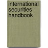 INTERNATIONAL SECURITIES HANDBOOK door M. Best