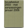 BOUWBESLUIT 2003 - MET AANPASSINGEN JANUARI 2006 door Anneke de Jong
