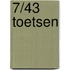 7/43 Toetsen