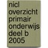 NICL OVERZICHT PRIMAIR ONDERWIJS DEEL B 2005