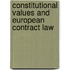 CONSTITUTIONAL VALUES AND EUROPEAN CONTRACT LAW