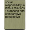 SOCIAL RESPONSIBILITY IN LABOUR RELATIONS ; EUROPEAN AND COMPARATIVE PERSPECTIVE by F. Pennings