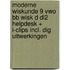 MODERNE WISKUNDE 9 VWO BB WISK D DL2 HELPDESK + I-CLIPS INCL. DIG UITWERKINGEN