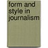FORM AND STYLE IN JOURNALISM