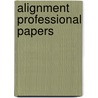 ALIGNMENT PROFESSIONAL PAPERS by P. Vanaerde
