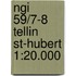 NGI 59/7-8 TELLIN ST-HUBERT 1:20.000