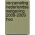 VERZAMELING NEDERLANDSE WETGEVING 2008-2009 HEO