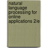 NATURAL LANGUAGE PROCESSING FOR ONLINE APPLICATIONS 2/E by P. Jackson