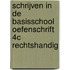 SCHRIJVEN IN DE BASISSCHOOL OEFENSCHRIFT 4C RECHTSHANDIG