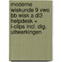 MODERNE WISKUNDE 9 VWO BB WISK A DL3 HELPDESK + I-CLIPS INCL. DIG. UITWERKINGEN