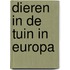 DIEREN IN DE TUIN IN EUROPA