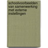 SCHOOLVOORBEELDEN VAN SAMENWERKING MET EXTERNE INSTELLINGEN door M. Bosdriesz