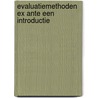 Evaluatiemethoden Ex Ante Een Introductie door Hellendoorn