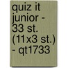 Quiz it junior - 33 st. (11x3 st.) - QT1733 door Onbekend