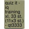 QUIZ IT - IQ training XL, 33 st. (11x3 st.) - QT3333 door Onbekend