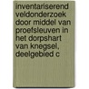 Inventariserend veldonderzoek door middel van proefsleuven in het dorpshart van Knegsel, deelgebied C by Valentijn van den Brink