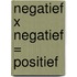 Negatief x negatief = positief