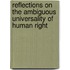 Reflections on the ambiguous universality of human right