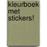 Kleurboek met stickers!