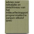 Advies over reikwijdte en detailniveau van het milieueffectrapport programmatische aanpak stikstof (PAS)