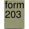 Form 203 by Princeton Architectural Press