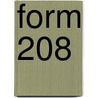 Form 208 by Princeton Architectural Press