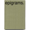 Epigrams. door Heathcote Garrod