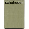 Schulreden by Planck Max