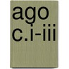 Ago C.i-iii by Jesse Russell