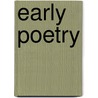 Early Poetry by William Butler Yeats