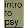 Intro to Psy door Joost Keers