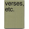 Verses, etc. by Eliza Rosling