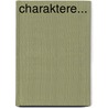 Charaktere... door Theophrastus