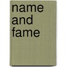 Name and Fame by Adeline Sergeant