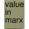 Value in Marx door George Henderson