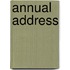 Annual Address