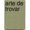 Arte de Trovar door Enrique De Villena