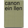 Canon Ein Llen door Hallam Tudur