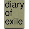 Diary of Exile door Yannis Ritsos