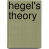 Hegel's Theory door Louis Manyeli