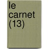 Le Carnet (13) by Livres Groupe