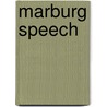 Marburg Speech door Frederic P. Miller
