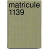 Matricule 1139 by Peter Robinson