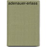 Adenauer-Erlass by Jesse Russell